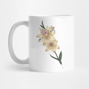 Daffodil flower bouquet Mug